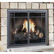 Prairie Design Direct Vent Screen with operable doors in Natural Iron