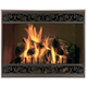 Screen in Rustic Black With Louver Option
