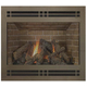 Direct Vent Fixed Screen shown in Bronzed Iron - Louver Design 1523