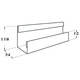 Decortaor Track Size - Where Glass Door Will Slide In