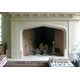 Gothic Arch Masonry Fireplace Door in Matte Black