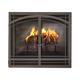 Madrid Direct Vent Screen with operable doors in Classic Bronze