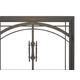 Madrid Fireplace Door in Classic Bronze Top Right Corner Detail