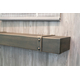 Chesapeake Steel Mantel Shelf finishes and Old World banding