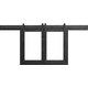 Paterson Sliding Fireplace Door in Matte Black
