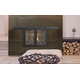Paterson Sliding Fireplace Door in Matte Black