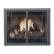 Prairie Design Direct Vent Screen with operable doors in Silver