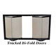 Tracked bi-fold doors