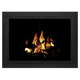 Cascade Fireplace Door in Matte Black