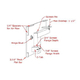 Cascadian fireplace door mounting diagram
