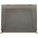Shaker Decorative Fireplace Screen shown in charcoal powder coat finish