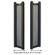 Wing width can be customized in 8, 10, or 12 inch widths