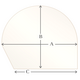 A6 Specialty cut pyroceramic glass for wood stoves