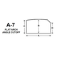 Pyroceram Glass A7 Specialty Shape Cut