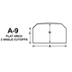 Pyroceram Glass A9 Specialty Shape Cut
