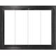 Carolina Masonry Fireplace Door in Matte Black