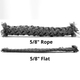 Flat gasket comparison - SHOWN IN BLACK.