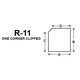 Pyroceram Glass R11 Specialty Shape Cut