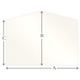 R1 Specialty cut pyroceramic glass for wood stoves