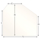 R5 Specialty cut pyroceramic glass for wood stoves