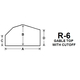 Pyroceram Glass R6 Specialty Shape Cut