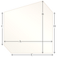 R7 Specialty cut pyroceramic glass for wood stoves