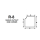 Pyroceram Glass R8 Specialty Shape Cut