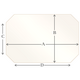 S3 Specialty cut pyroceramic glass for wood stoves