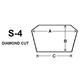 Pyroceram Glass S4 Specialty Shape Cut