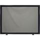 Biscayne Modern Fireplace Screen shown with perforated mesh screen