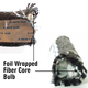 5/8" tadpole gasket with a semi rigid foil wrapped core.