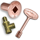 Antique copper gas valve kit