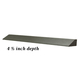 4 1/2" Fireplace Hood In Black