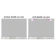 The Vanguard glass fireplace screen with modern base comes with or without handle cut-outs