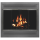 ZC Refacing Charcoal Finish With Pewter Door Stiles (SHOWN WITH REMOVABLE LOUVERS)