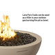 Lava fyre coals are the perfect filler for fire pits and bowls!