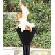 Tulip tiki torch with vulcan ignition