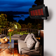 Patio Scene with Bromic Tungsten 300 Smart-Heat Gas | 3 Burner Radiant Heater 26000 BTU