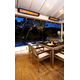 Outdoor Patio with Two Bromic 3000W Tungsten Smart-Heat Electric Heater | 220V-240V One Element Black