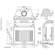 WRE4550 Overall Fireplace Dimensions