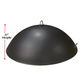 The 42 inch carbon steel dome cover for fire pits is 12 inches high