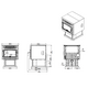 Osburn 2500 Pellet Stove Dimensions