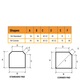 54 Inch Hearth Pad Dimensions