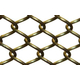 Antique Brass Mesh Curtain Close Up