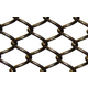 Antique Bronze Mesh Curtain Close Up