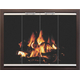 4 sided overlap fit Brookside masonry fireplace door with draft assembly