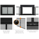Features of Finley Fireplace Door Cabinet Style Doors