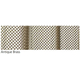Antique Brass Fireplace Mesh Curtain - 1/4" Weave