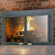 Supreme Air Seal Fireplace Door in Black
