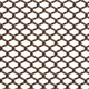 Close up of 1/4 inch metal mesh weave